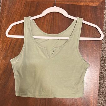 Klassy Network Brami Crop Top Green Size M - $10 (77% Off Retail