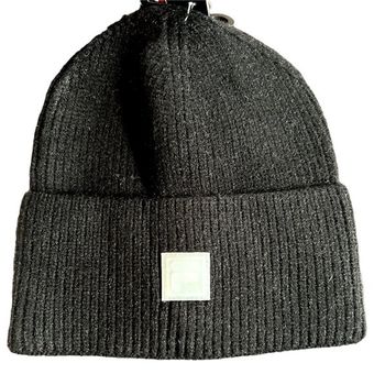 FILA Cuffed Beanie Hat Black One Size NWT - $19 New With Tags - From Ava