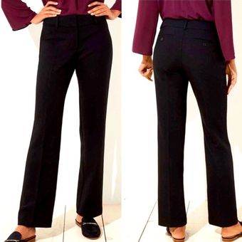 LOFT, Pants & Jumpsuits, New Ann Taylor Loft Womens Black Velvet Flare  Leg Pants Size 2 Ann