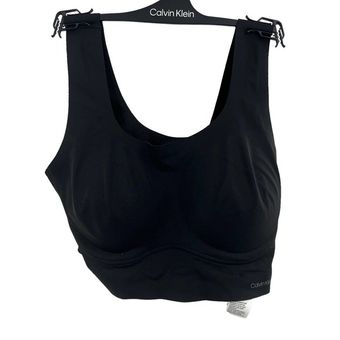 Calvin Klein Black Scoop Neck Lift Bralette Size Small New - $37