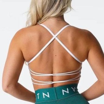 Strappy Sports Bra - White