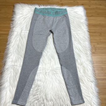 Gymshark Leggings Womens Small Flex Smokey Grey Marl Light