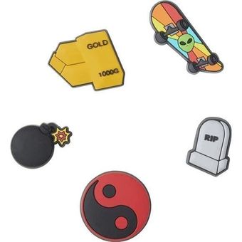 Crocs Jibbitz™ Teen Bro Shoe Charms 5 Pack - Multicolor: Alien, Headphones,  Etc.