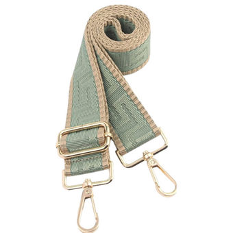 JACQUARD sage green inspired crossbody purse strap, replacement guitar  strap - $31 New With Tags - From Brittany