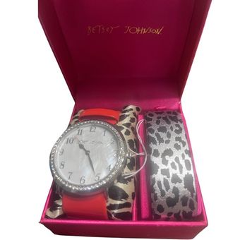 Betsey johnson watch on sale bands