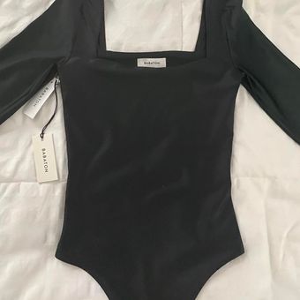 Aritzia Babaton Squareneck Longsleeve Bodysuit Black Size XS - $44 (26% Off  Retail) New With Tags - From Elaine