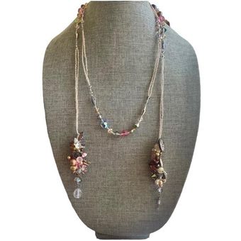 Louis Vuitton Vintage Blossom Lariat Necklace