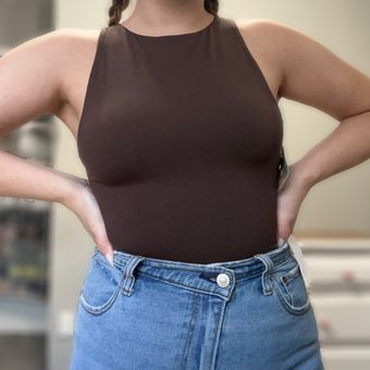 Aritzia Babaton Contour 90s Bodysuit Brown Size M - $34 (29% Off Retail)  New With Tags - From Marissa