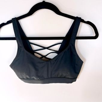 Victoria's Secret Black strappy sports bra - $9 - From Rebecca