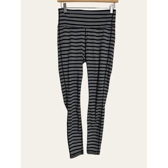 Black & Grey Pinstripe Leggings