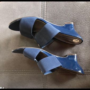 Etienne Aigner Blue Mule Sandals S7.5 Size undefined 21 From