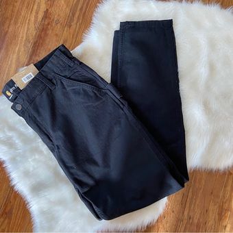 Carhartt Slim Fit Skinny Leg “Crawford Pant” Black Jeans Size 14