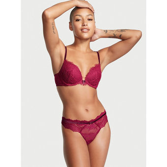 Victoria's Secret Dream Angels Push-Up Bra Without Padding Lace Velvet Red  34B Size undefined - $28 - From Pearl