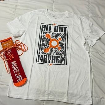 Brand New: Orange Theory “All Out Mayhem” shirt with OT socks