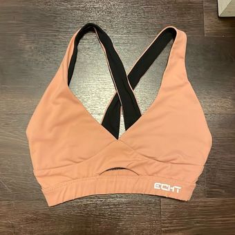 ECHT Pink sports bra Open Back Size XS - $14 - From Kayla