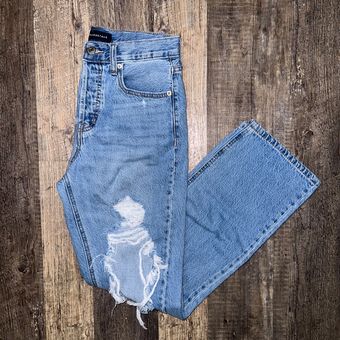 Aeropostale Women's Distressed Style Flare Denim