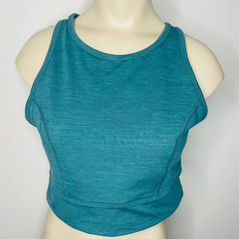 Joy Lab Sports Bra LARGE Womens Blue Long Line Crisscross Strap Fitness  Athletic - $11 - From Twisted