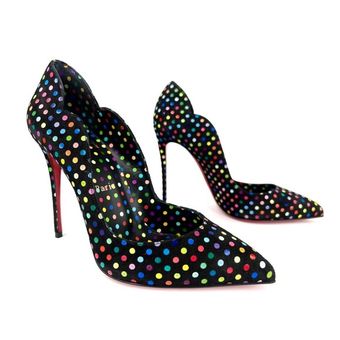 Christian Louboutin Hot Chick Scallop Pointed Toe Pump (Women