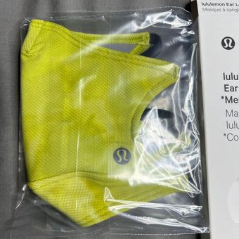 Lululemon Ear Loop Face Mask *Mesh Overlay NWT (Unused/Unopened) *BRAND NEW  Yellow - $11 (21% Off Retail) New With Tags - From LiftUp