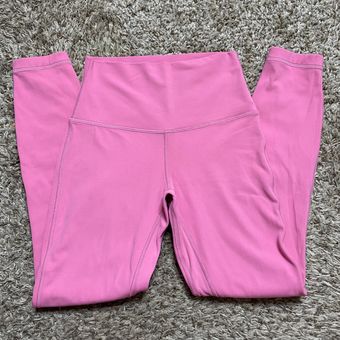 Lululemon Align Pant Pink Blossom Nulu 25 Double Lined Size 4