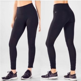 Fabletics Womens Black size XS Cashel Foldover PureLuxe Active Legging Gym  - $16 - From Cassandra