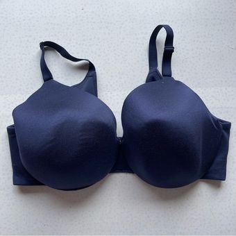 Cacique Navy Lightly Line Full Coverage Bra Size 42DD - $19