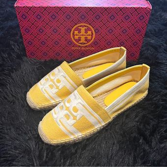 Tory burch store yellow flats