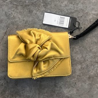 BCBGMAXAZRIA BCBG Lime Bow Clutch Wallet 14 From Juju