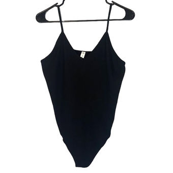 BP Black Ribbed Thong Bodysuit Women Sz XL NWOT - $11 - From Dara