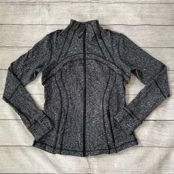 Lululemon Define Jacket Women Size 8 Luminesce Splatter White Black - $75 -  From Haley