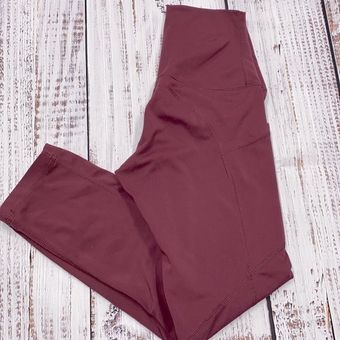 Yogalicious plum color fitness leggings, size extra small - $18 - From