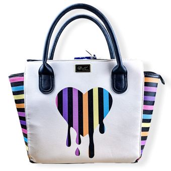 NEW Under One Sky Pastel Rainbow and Hearts Backpack