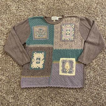 Jantzen Hand Embroidered Classics Vintage Sweater Multi 22