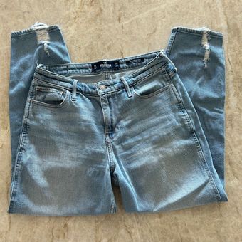 Hollister Mom Jeans Blue Size 28 - $23 (61% Off Retail) - From Chelie