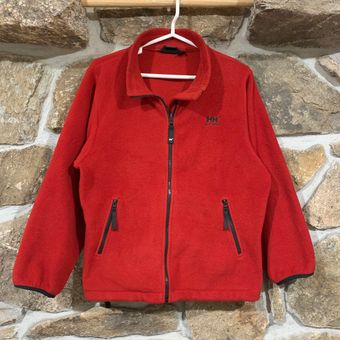 Gezamenlijk stropdas muziek Helly Hansen Vintage Y2K Red Embroidered Zip Up Fleece Jacket Sweatshirt  Size L - $30 (75% Off Retail) - From Talianna