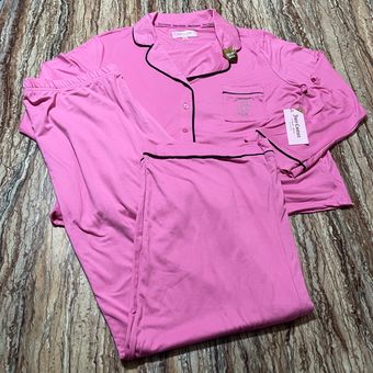 Juicy Couture Pajama Set Size Large Pink - $68 New With Tags