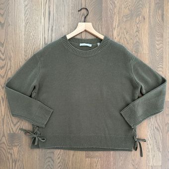 Vince side shop tie cashmere sweater