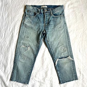 Moussy mid rise straight leg cropped jeans Size 25 - $75 - From Remi