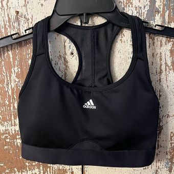 Adidas Sports bra size Small, black and white - $9 - From Valerie