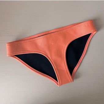 Triangl neoprene low rise salmon orange neon bikini bottoms - $40 (66% Off  Retail) - From roya