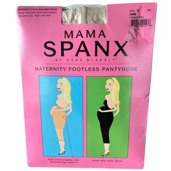 Spanx Mama Womens Maternity Pregnant Footless Pantyhose D Nude