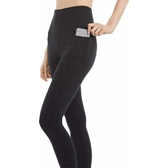 Danskin Black Wide Waist Band Pocket Leggings Small - $20 - From Shannielyn