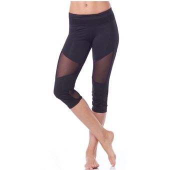 Electric yoga Cool Up In Mesh Capri Leggings, Black, Size: XL NEW! - $52 -  From Krystle