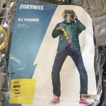 Fortnite DJ Yonder Costume Size Adult Small New in Package - $65 New With  Tags - From Sunny
