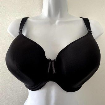 Elomi Bra Womens 34J Black Bijou Full Figure Underwire Plunge NWOT Size  undefined - $41 - From Kristen