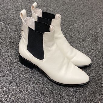 Treasure and shop bond white boots