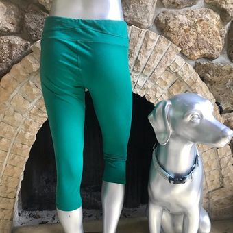 The North Face Flash Dry Green Yoga Cropped Leggings Waist