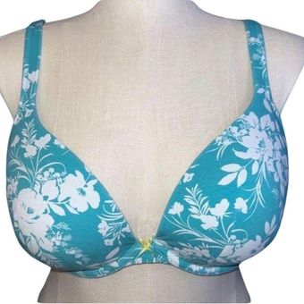 Cacique Plus Size Floral Wired Bra Size 42C Blue - $21 (76% Off Retail) -  From MCI