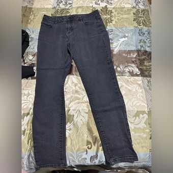 Simply Vera Wang Skinny Jeans Size 10 Women's Ladies Black Denim Pants..