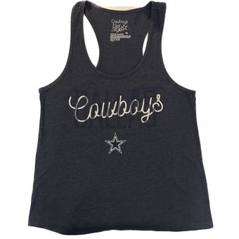 Womans Racerback Football Tank Top Dallas Cowboys Tank Top 